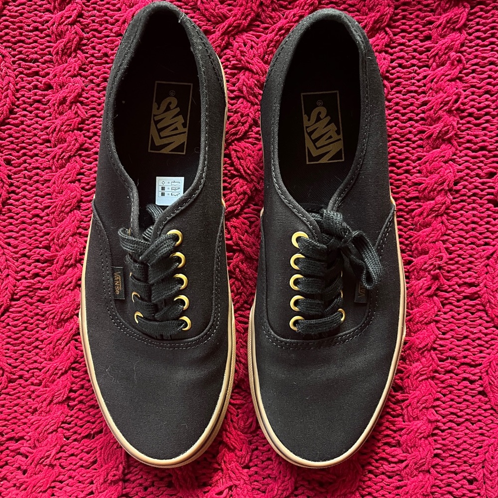 Black Classic Vans, New!